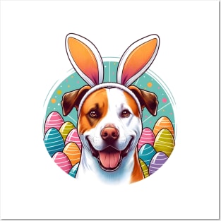 Segugio Italiano with Bunny Ears Celebrates Easter Day Posters and Art